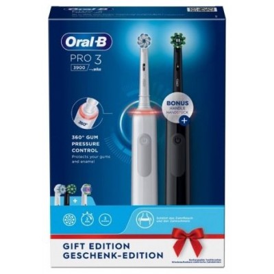 Cepillo Dental Electrico Braun Oral-b Pro 3900 Duo